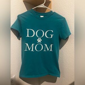 PAWZ Teal Dog Mom Tee